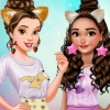 Belle And Moana Friendversary | Girlgames.com