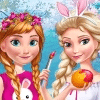 Anna And Elsa Easter Fun