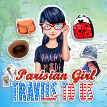 Parisian Girl Travels To US