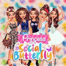 Princess Social Butterfly