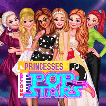 Jogo Princesses Become Pop Stars no Jogos 360