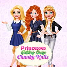 Princesses Getting Cozy: Chunky Knits