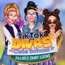 TikTok Divas Cute School Pleated Skirt Looks