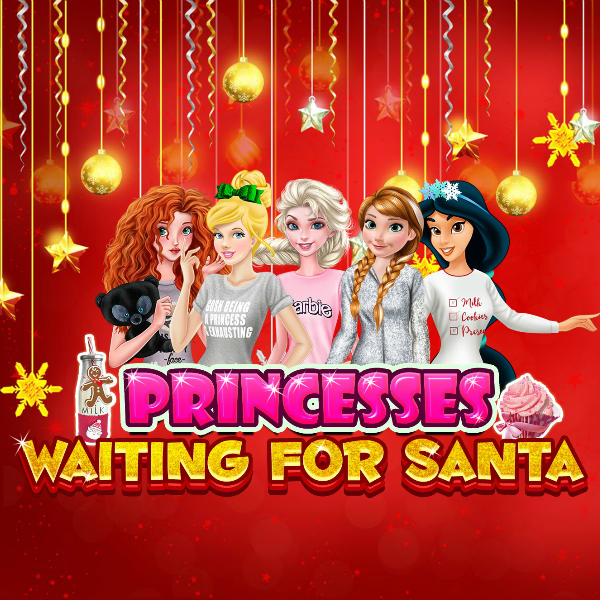 Princesses Waiting For Santa